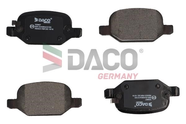 Daco 320907 Brake Pad Set, disc brake 320907