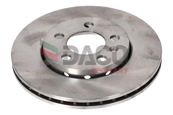 Daco 604758 Front brake disc ventilated 604758
