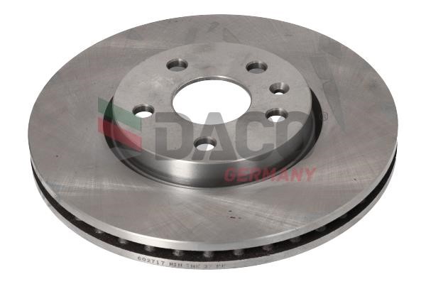 Daco 602717 Front brake disc ventilated 602717