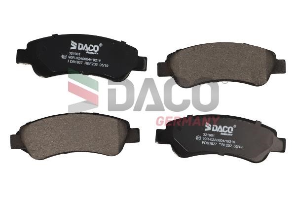 Daco 321961 Brake Pad Set, disc brake 321961