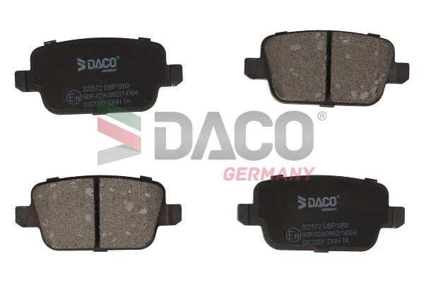 Daco 322572 Brake Pad Set, disc brake 322572