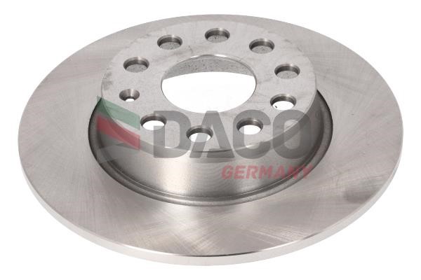 Daco 600205 Rear brake disc, non-ventilated 600205