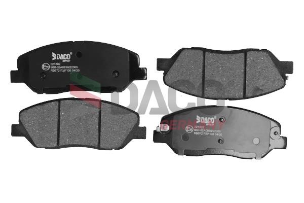 Daco 321302 Brake Pad Set, disc brake 321302