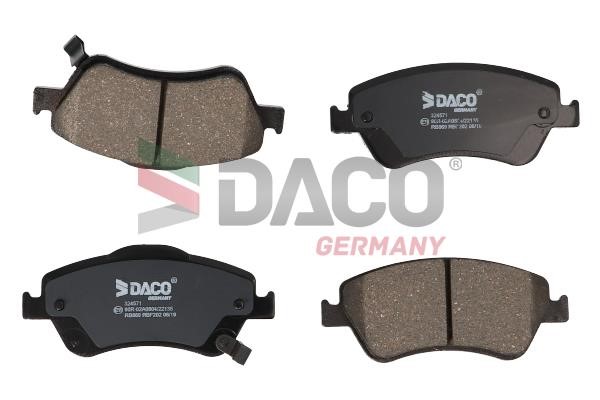 Daco 324571 Brake Pad Set, disc brake 324571