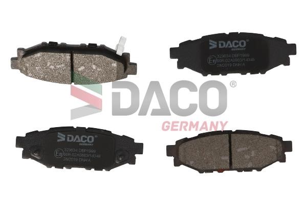 Daco 323634 Brake Pad Set, disc brake 323634