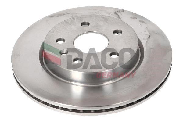 Daco 602727 Rear ventilated brake disc 602727