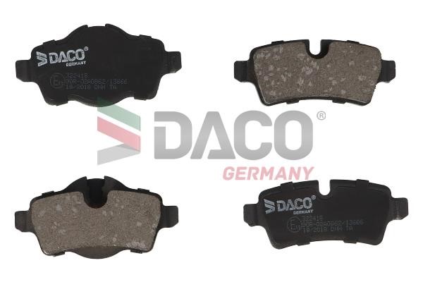 Daco 322418 Brake Pad Set, disc brake 322418