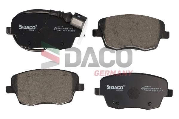 Daco 324779 Brake Pad Set, disc brake 324779