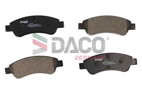 Daco 323741 Brake Pad Set, disc brake 323741
