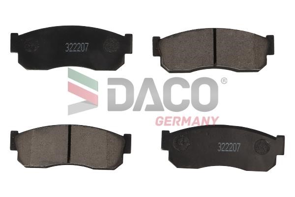 Daco 322207 Brake Pad Set, disc brake 322207