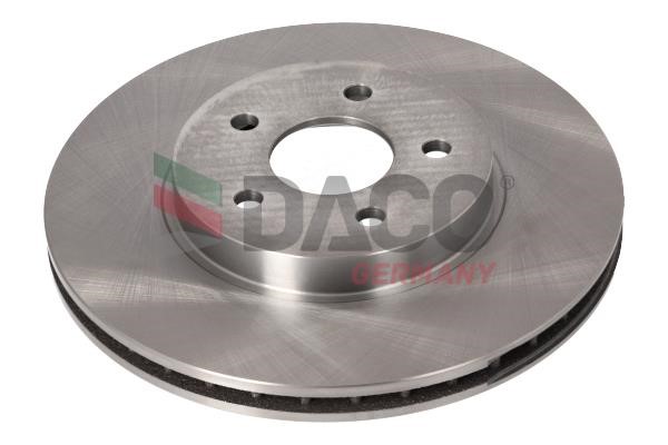 Daco 602503 Front brake disc ventilated 602503