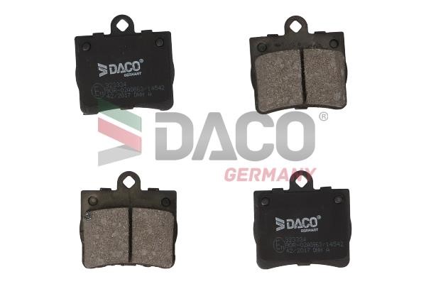 Daco 323334 Brake Pad Set, disc brake 323334