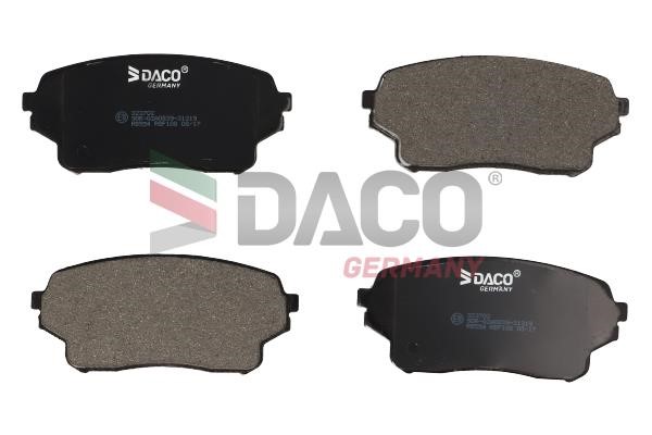 Daco 323702 Brake Pad Set, disc brake 323702