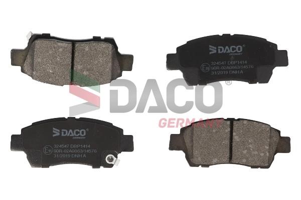 Daco 324547 Brake Pad Set, disc brake 324547