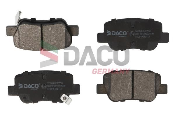 Daco 323904 Brake Pad Set, disc brake 323904