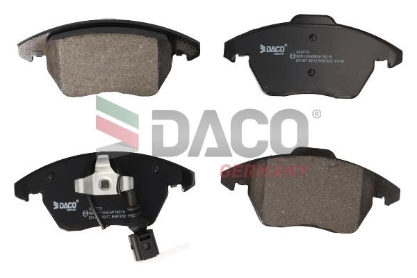 Daco 324770 Brake Pad Set, disc brake 324770