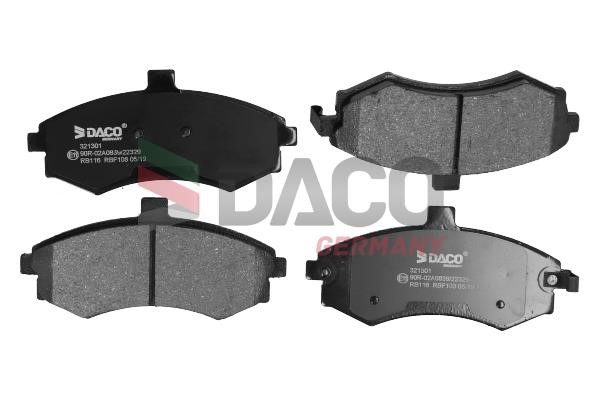Daco 321301 Brake Pad Set, disc brake 321301