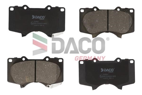 Daco 324569 Brake Pad Set, disc brake 324569