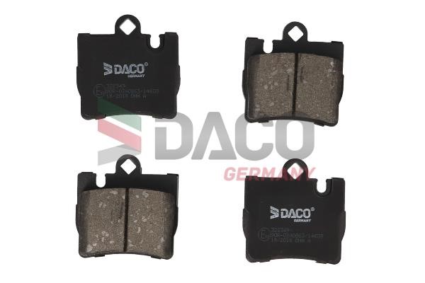 Daco 322349 Brake Pad Set, disc brake 322349