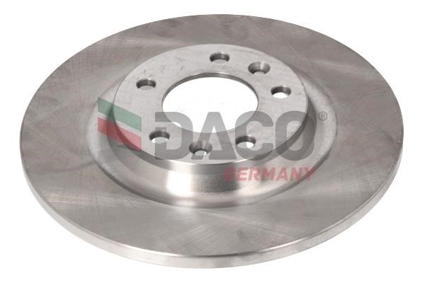 Daco 602850 Rear brake disc, non-ventilated 602850
