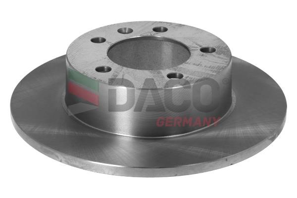 Daco 603643 Rear brake disc, non-ventilated 603643