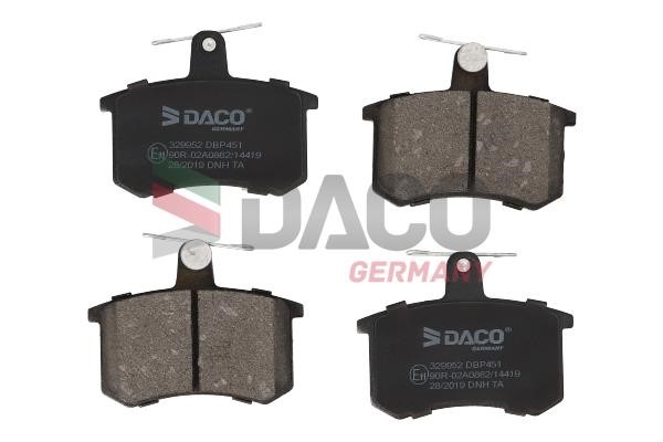 Daco 329952 Brake Pad Set, disc brake 329952