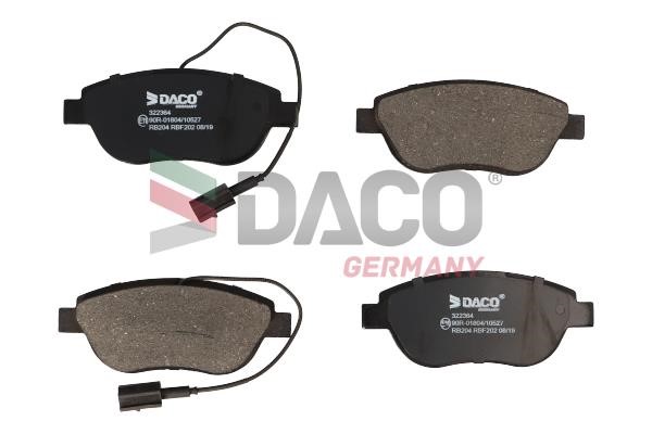 Daco 322364 Brake Pad Set, disc brake 322364