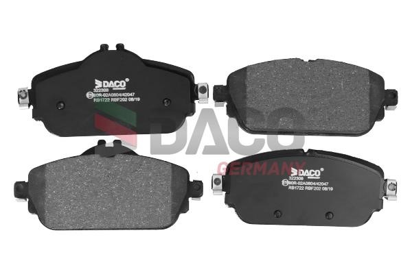 Daco 322308 Brake Pad Set, disc brake 322308