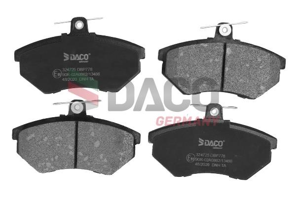 Daco 324725 Brake Pad Set, disc brake 324725