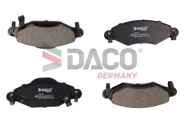 Daco 324570 Brake Pad Set, disc brake 324570
