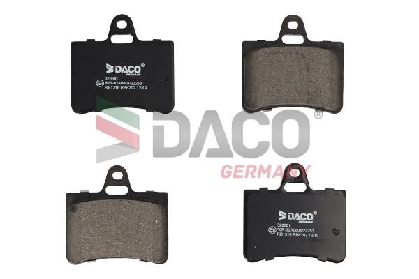 Daco 320601 Brake Pad Set, disc brake 320601