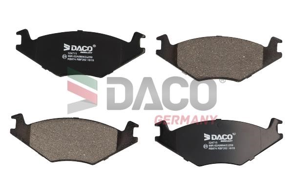 Daco 324715 Brake Pad Set, disc brake 324715
