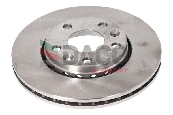 Daco 600701 Front brake disc ventilated 600701