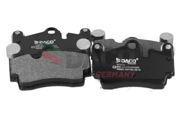 Daco 324216 Brake Pad Set, disc brake 324216