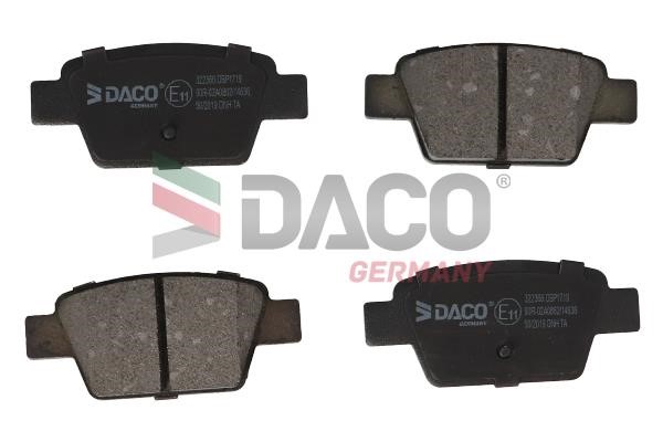 Daco 322366 Brake Pad Set, disc brake 322366