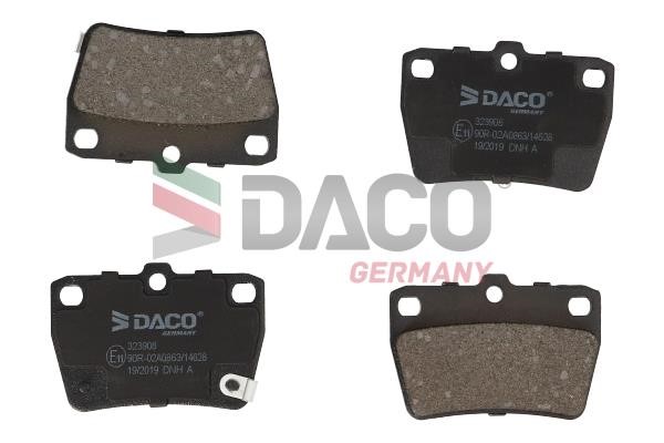 Daco 323908 Brake Pad Set, disc brake 323908
