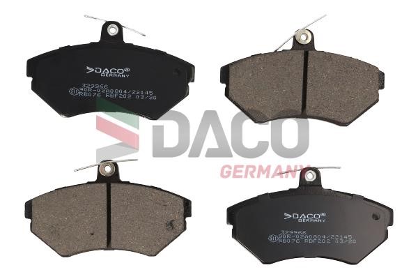 Daco 329966 Brake Pad Set, disc brake 329966