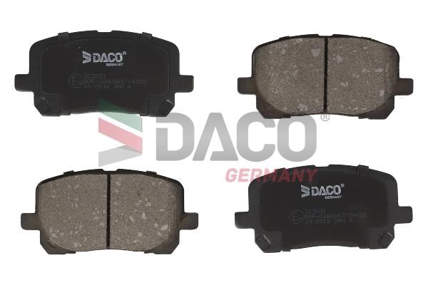 Daco 323931 Brake Pad Set, disc brake 323931