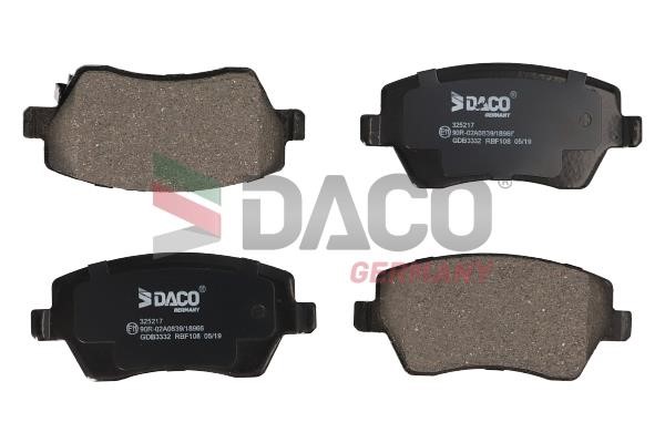 Daco 325217 Brake Pad Set, disc brake 325217