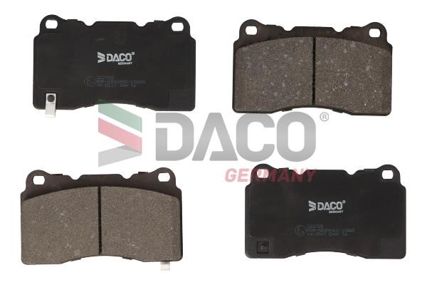 Daco 322705 Brake Pad Set, disc brake 322705
