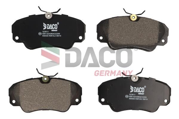 Daco 323611 Brake Pad Set, disc brake 323611