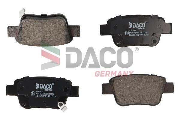 Daco 324563 Brake Pad Set, disc brake 324563