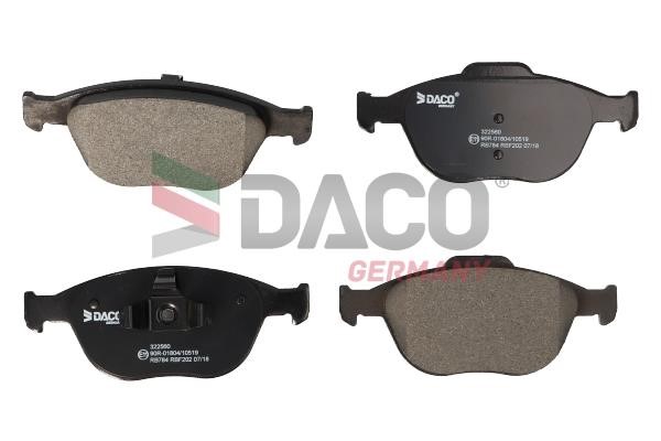 Daco 322560 Brake Pad Set, disc brake 322560