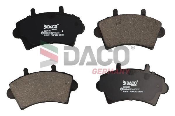 Daco 323631 Brake Pad Set, disc brake 323631