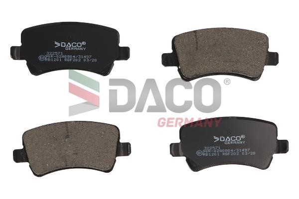 Daco 322571 Brake Pad Set, disc brake 322571