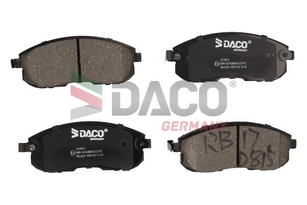 Daco 322602 Brake Pad Set, disc brake 322602