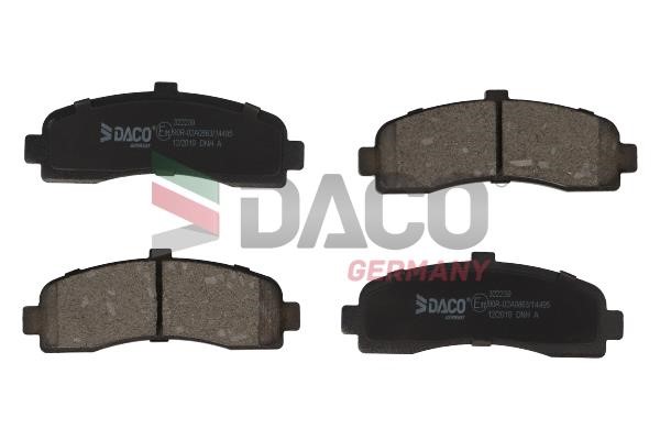 Daco 322239 Brake Pad Set, disc brake 322239