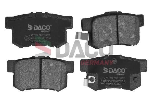 Daco 321221 Brake Pad Set, disc brake 321221