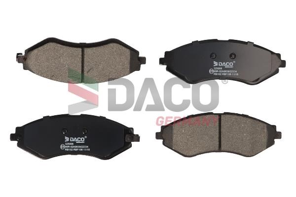 Daco 325008 Brake Pad Set, disc brake 325008