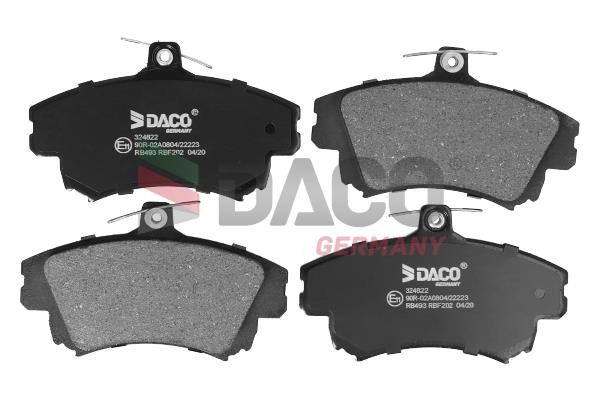 Daco 324822 Brake Pad Set, disc brake 324822